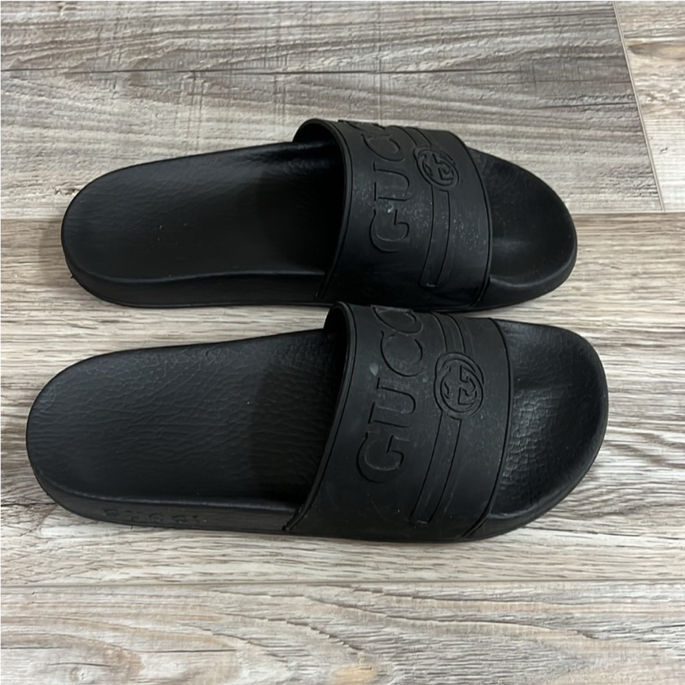 Gucci Black Slides